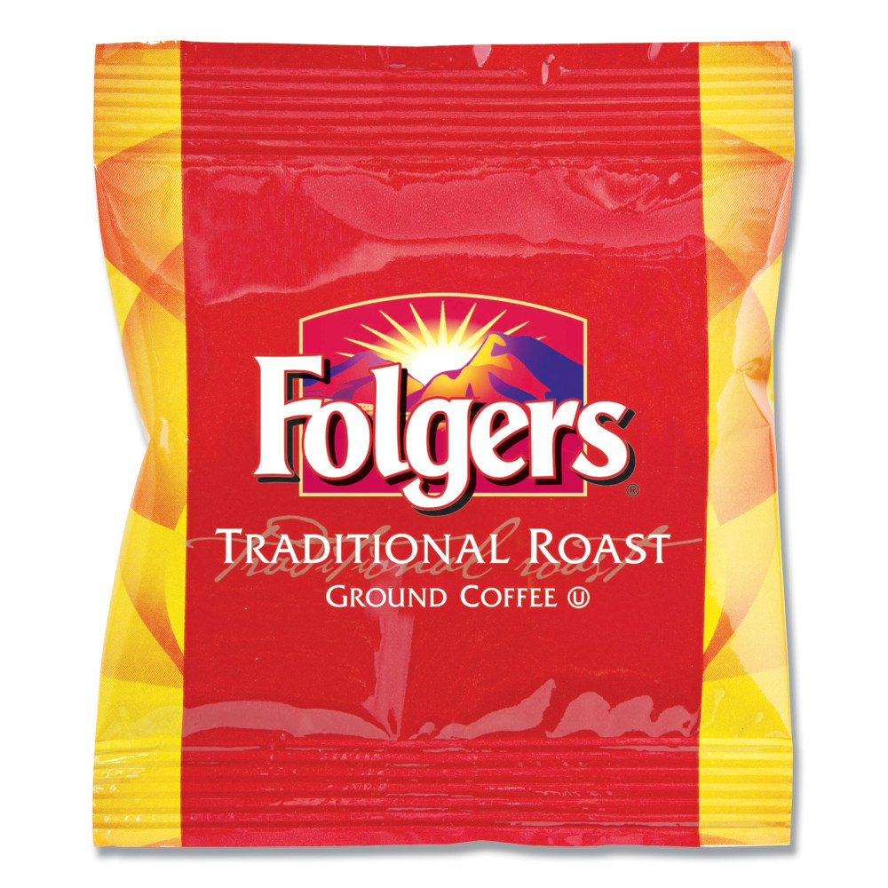 Folgers Ground Coffee Fraction Packs, Traditional Roast, 2 Oz, Case Of 42 Packs MPN:2550063006