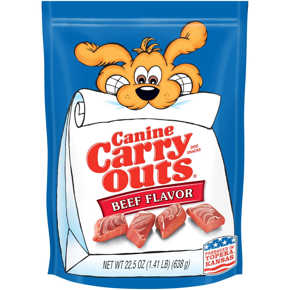 Canine Carryouts Beef Flavor Chewy Dog Treats - For Dog - Chewy - Beef Flavor - 1.41 lb MPN:52023
