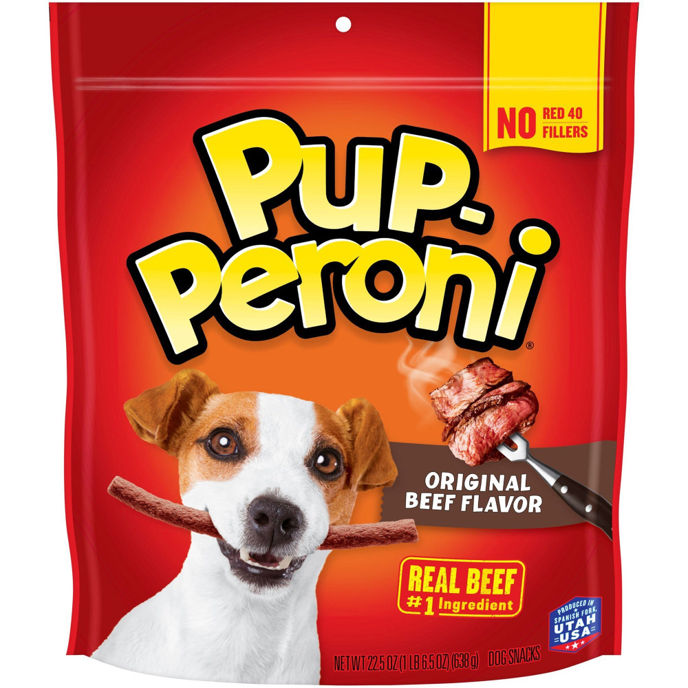 Pup-Peroni Dog Treats - For Dog - Chewy - Beef Flavor - 1.41 lb MPN:83630