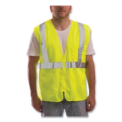 Job Sight Class 2 Zip-Upmesh Vest 2XL/3XL MPN:V70632-2XL/3XL