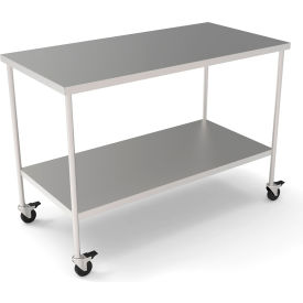 John Boos® Stainless Steel Mobile Instrument Table 33 x 18