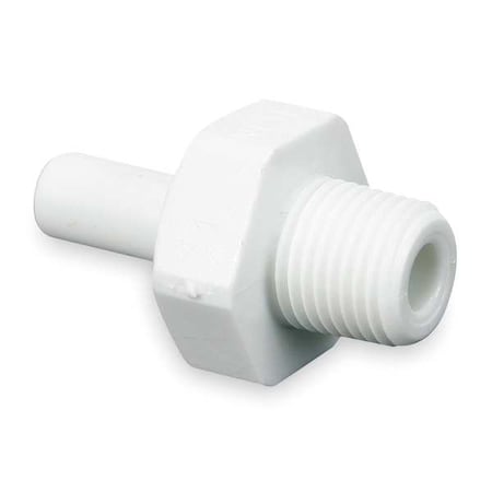 Push-Fit Adapter Fitting, Acetal, White, 10 PK MPN:CI051223W-PK10