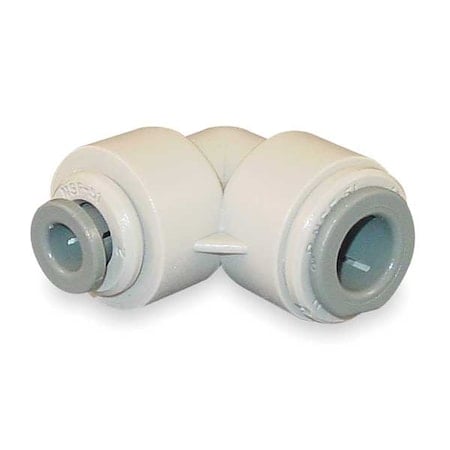 Push-Fit Elbow Fitting, 3/8 in x 1/4 in Tube Size, Acetal, Gray, 10 PK MPN:PI211208S-10PK