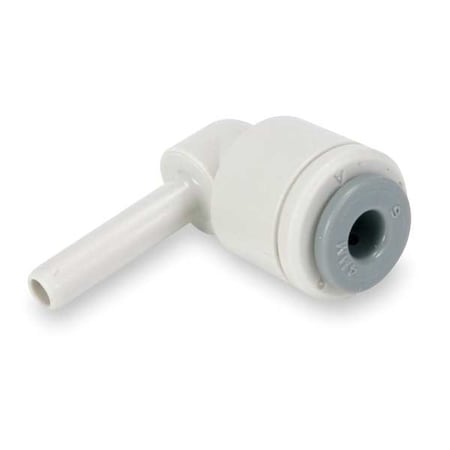 Push-Fit Elbow Fitting, 1/2 in Tube Size, Acetal, Gray, 10 PK MPN:PI221616S-PK10