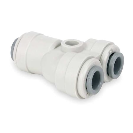 Push-Fit Wye Fitting, 1/2 in Tube Size, Acetal, Gray, 5 PK MPN:PI2316S-PK5