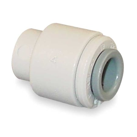 Push-Fit Fitting Cap, 1/4 in Tube Size, Acetal, Gray, 10 PK MPN:PI4608S-10PK