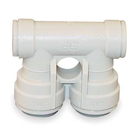 Push-Fit Fitting, 3/8 in Tube Size, Acetal, Gray, 10 PK MPN:PIUB12S-10PK