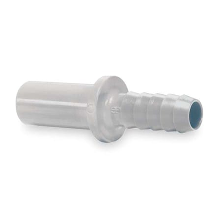 Barbed Fitting Adapter, 1/2 in Tube Size, Polypropylene, White, 10 PK MPN:PP251216W-PK10