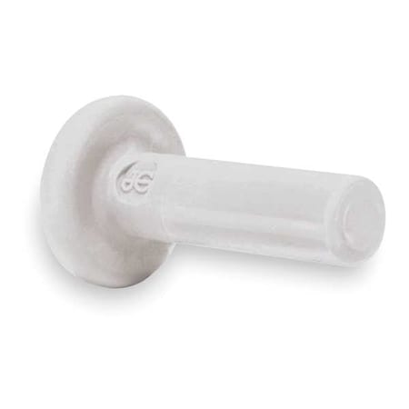 Push-Fit Fitting Plug, Polypropylene, White, 10 PK MPN:PPM0808W-PK10