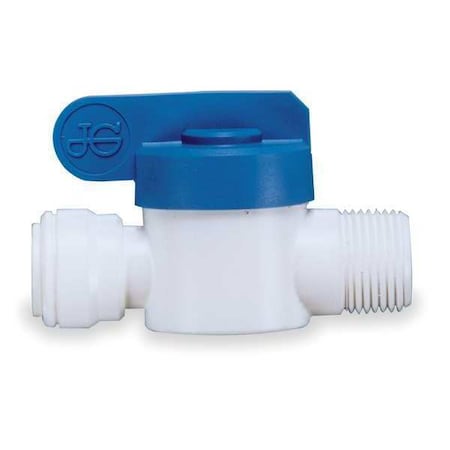 Manual 2-Way Ball Valve, NPT, Polypro, PK5 MPN:PPSV-010822-W