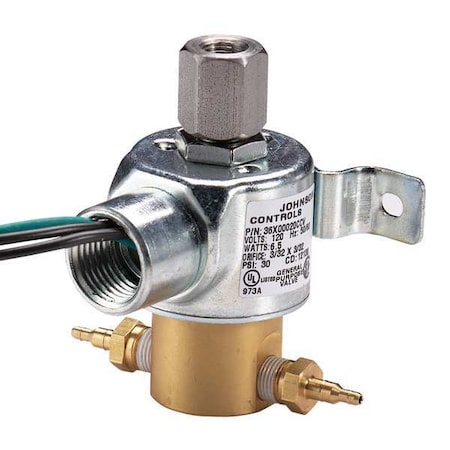 Solenoid Air Valve, 3-Way, 120VAC, 0-25 psi MPN:V-2410-2