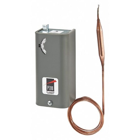 Line Voltage Mechanical Thermostat, Heat or Cool, 25 to 225F, Screwdriver, 24 to 277V AC, 1C, 1H MPN:A19AAF-12C