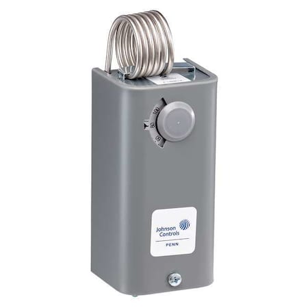 Line Voltage Mechanical Thermostat, Heat or Cool, 35 to 95F, Convertible, 120 to 277V AC, 1C, 1H MPN:A19BBC-2CQ