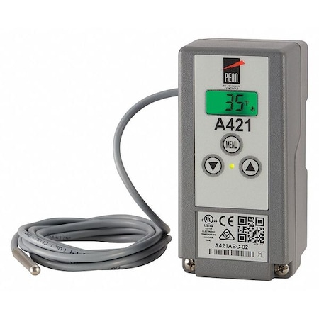 Temperature Control, Close on Rise, Open on Rise, -40 Degrees to 212 Degrees F, SPDT, 120/240VAC MPN:A421ABT-02C