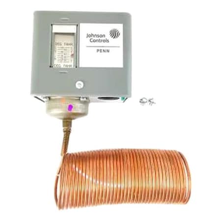 Line Voltage Mechanical Thermostat, Heat or Cool, 15-55F, Screwdriver, 120-600V AC, Open/Close on Rise MPN:A70GA-1C