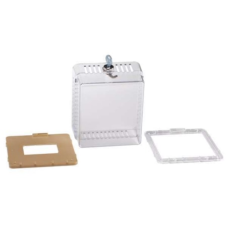 Tstat Guard, Plastic, 5 4/5x6 5/9x3 1/3in MPN:GRD10A-608