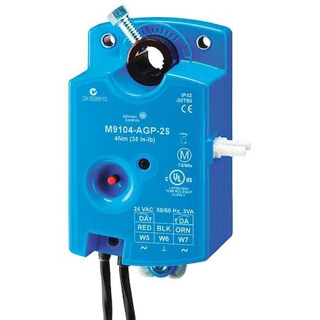 Actuator, Damper, 35 in-lb, 20 to 30V AC MPN:M9104-AGP-2S