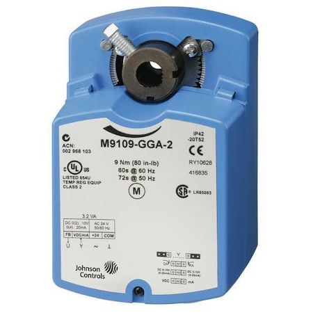 Electric Actuator, 80 in.-lb.-4 to 131F MPN:M9109-GGC-5