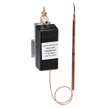 Pneumatic Temperature Transmitter, Duct, Flange, Wall, Well, 3 to 15 psi MPN:T-5210-1008