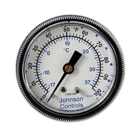 Pneumatic Temperature Indicator, 1/8 in NPT, 3 to 15 psi MPN:T-5500-1052