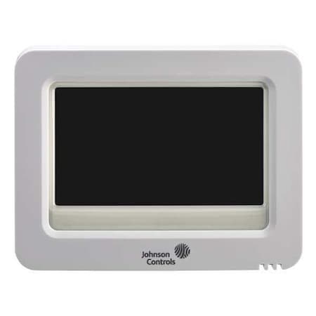 High-Resolution Color Touch Screen Digital Room Thermostat, 7 Programs, 4 H, 2 C, Wall Mount, 24VAC MPN:T9580