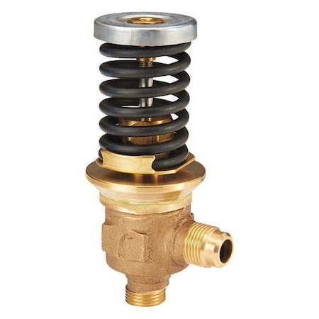 Pneumatic Flare Valve, Brass, 1/2 in. MPN:V-3966-1002