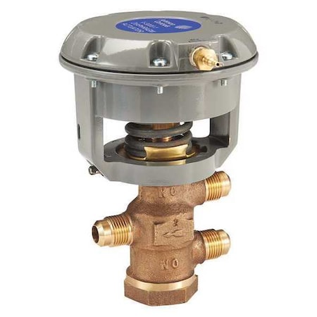 Pneumatic Flare Valve, Brass, 1/2 in. MPN:V-4332-1006