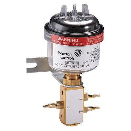 Air Switching Valve, 1/4 in Barb, 11 to 15 psi MPN:V-6135-2