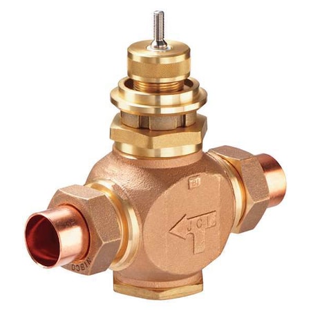 Hydronic Globe Valve, Two-Way, 1/2 in MPN:VG7251GT