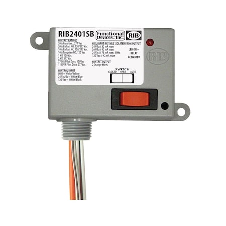 Rib20Amp Hoa 24 Vacdc, 120Vac MPN:RIB2401SB