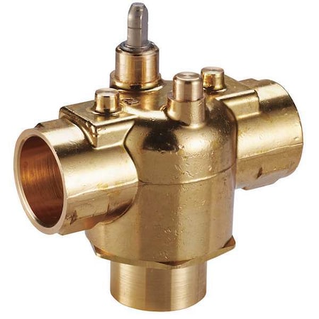 Valve, 3 Way, High Temp, On/Off, Sweat 1/2 MPN:JS3213
