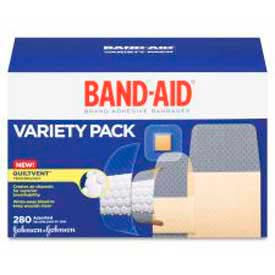 Johnson & Johnson Band Aid Assorted Sizes Wet Flex/Refillable/Waterproof 280BX Sheer WH JOJ4711