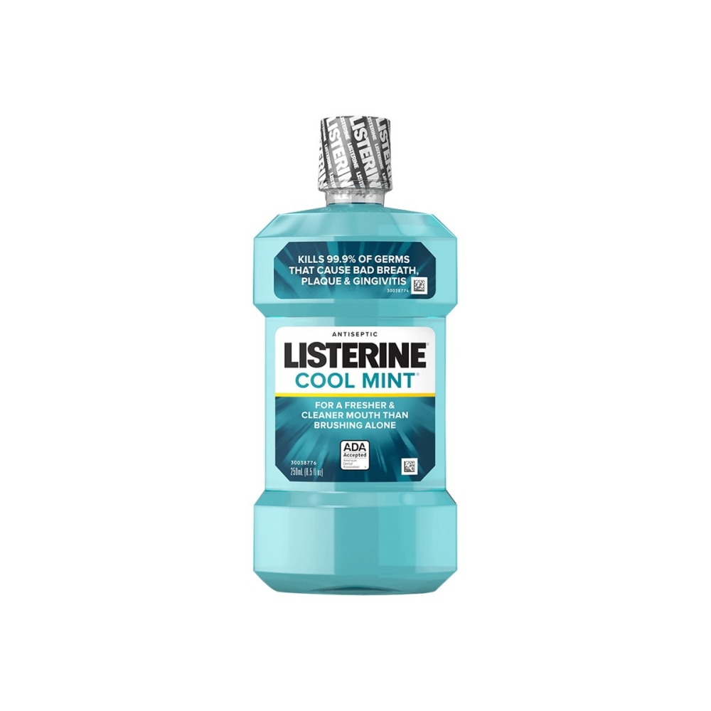 Listerine Cool Mint - Mouthwash - bottle - 0.3 gal - antibacterial MPN:42735