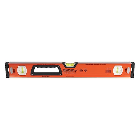 Box Level, Aluminum, 24 in. L, Yellow MPN:1717-2400