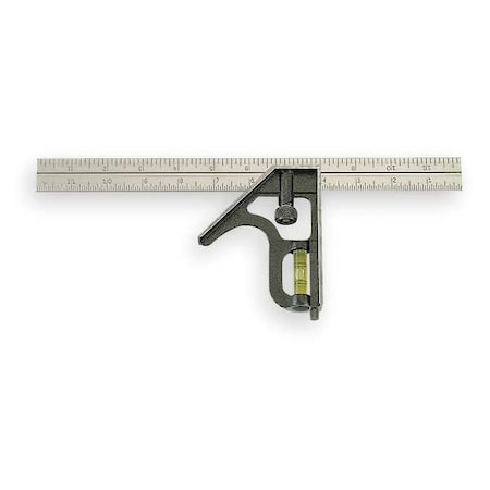 Combination Square, 12 In, Zinc Head MPN:400