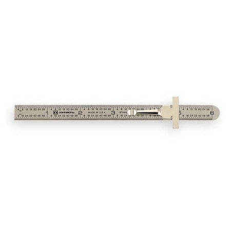 Rule, Pocket Clip, Metric, 6 In MPN:7203