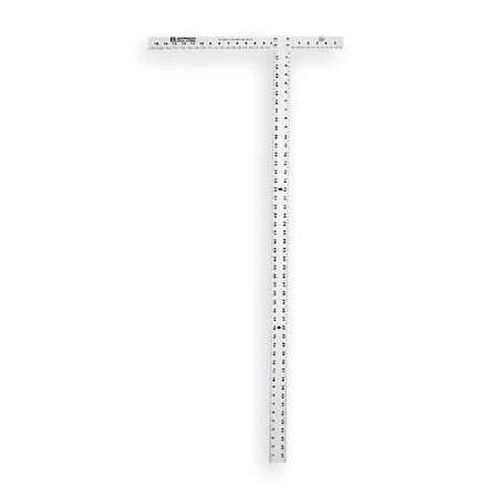 Drywall T Square, Fixed, 47 7/8 In, Alum MPN:JTS481