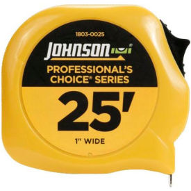 Johnson Level 1803-0025 25' Professionals Choice Power Tape 1803-0025 - Pkg Qty 4