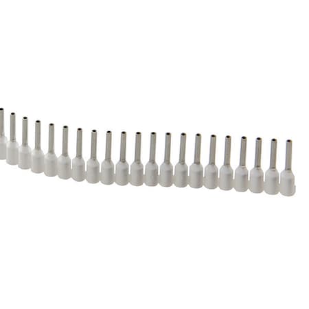 Ferrules Strips, 8mm, 0.5mm, White, PK500 MPN:60150