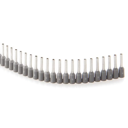 Ferrules Strips, 8mm, 0.75mm, Grey, PK500 MPN:60175