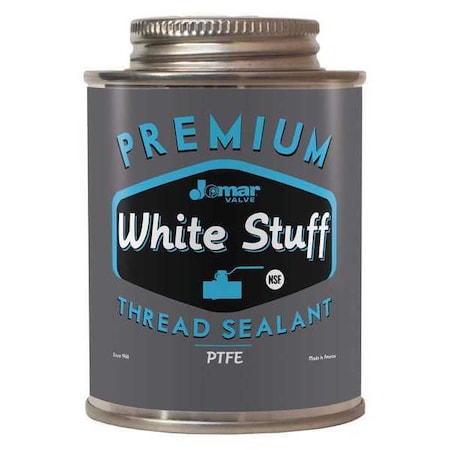 Pipe Thread Sealant 32 fl oz, Brush-Top Can, White Stuff, White, Paste MPN:400-005