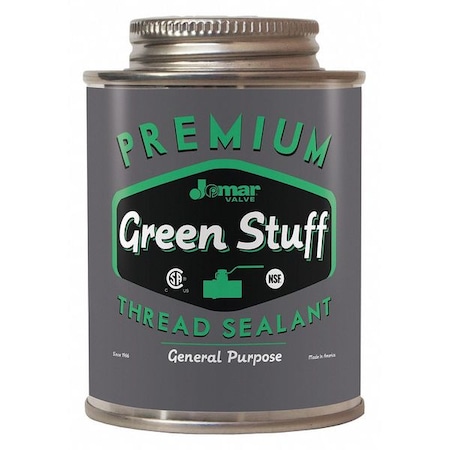 Pipe Thread Sealant 16 fl oz, Brush-Top Can, Green Stuff, Green, Paste MPN:400-104