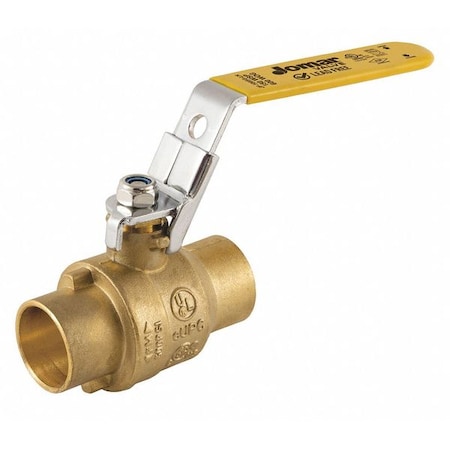 LF Brass Ball Valve, SS Trim, CXC, 3/4