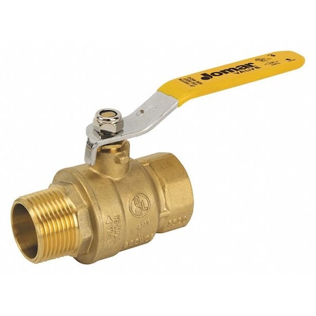 Brass Ball Valve, MNPT, 1/2