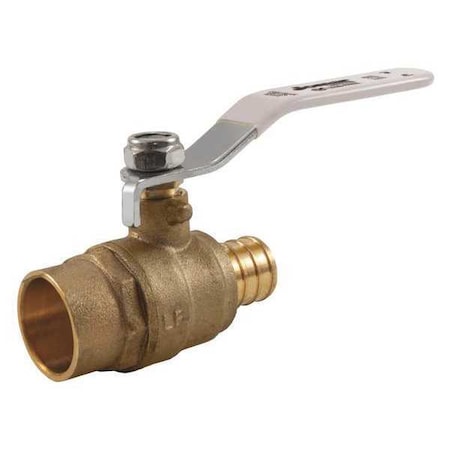LF Brass Crimp PEXxSWT Ball Valve, 1