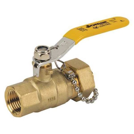 LF Brass Cap and Chain Valve, NPT, 3/4