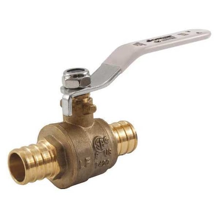 LF Brass Crimp PEX Ball Valve, 3/4
