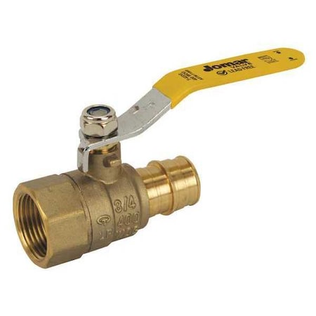 LF Brass Cold Exp PEXxNPT Valve, 3/4