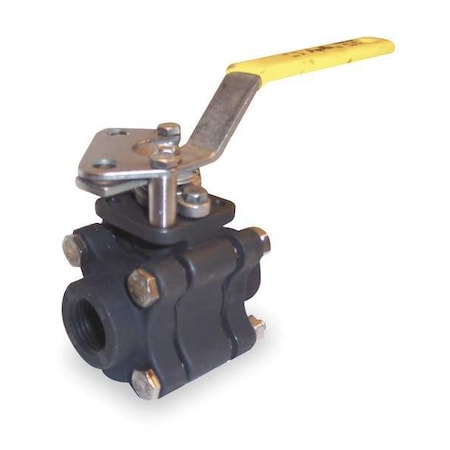 Manual 2-Way Ball Valve, NPT, Carbon Steel MPN:T-CS-2001N-SS-4B