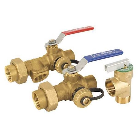 LF Tankless Wtr Heater Vlv Kit, CXC, 3/4
